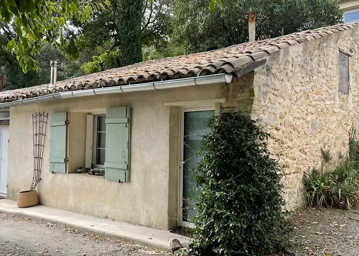 בית הארחה Independante Au Joli Mazet A Idealement Situe Entre La Garrigue Et La נים